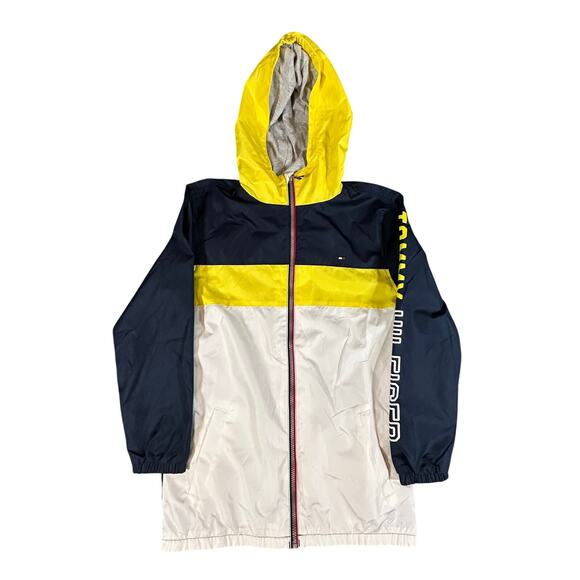 NWT Tommy Hilfiger Color Block Windbreaker‎ Boys Large - Picture 1 of 7